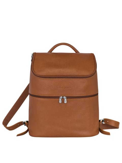 Longchamp Le Foulonné Backpack Caramel - Leather