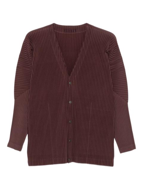 ISSEY MIYAKE pleated button cardigan