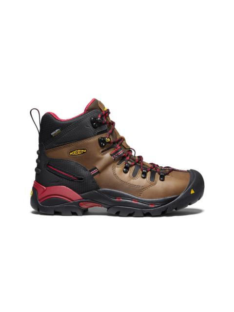KEEN Men's Pittsburgh 6" Waterproof Boot (Steel Toe)