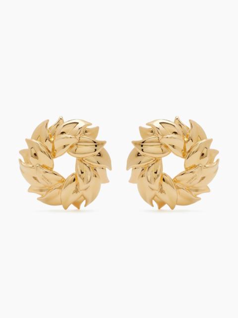 NINA RICCI PETAL TWIST EARRINGS
