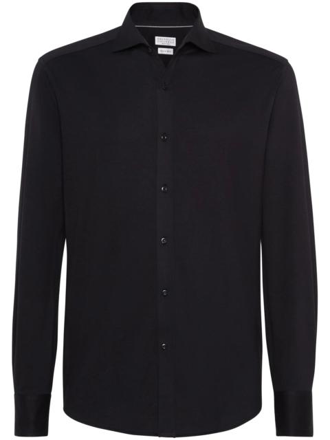 Brunello Cucinelli Brunello Cucinelli Spread-collar Cotton Shirt