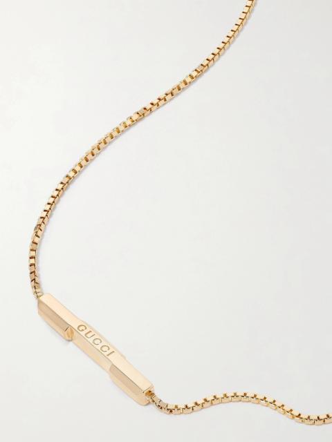 GUCCI Link To Love 18-karat Gold Necklace