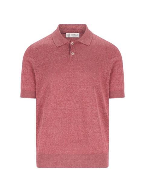Brunello Cucinelli short-sleeve polo shirt