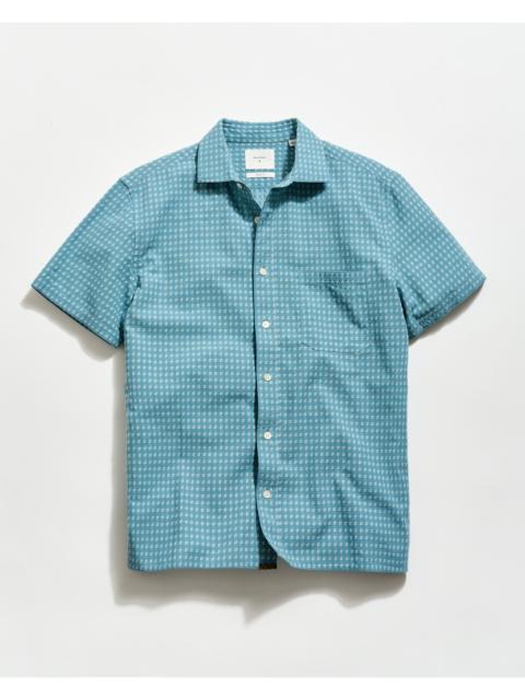 Billy Reid Short Sleeve Check Dobby Treme Shirt