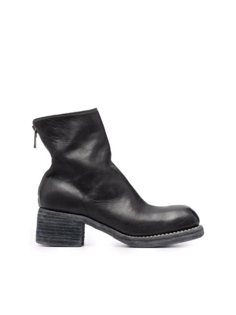Guidi zip-front ankle boots