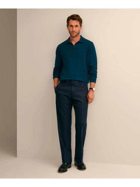 Brooks Brothers Traditional Fit Wool Flannel Dress Pants