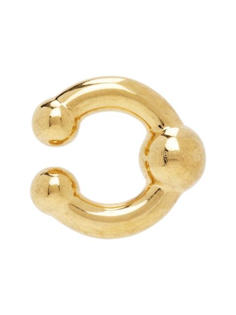 Jean Paul Gaultier Gold 'The Piercing' Ear Cuff
