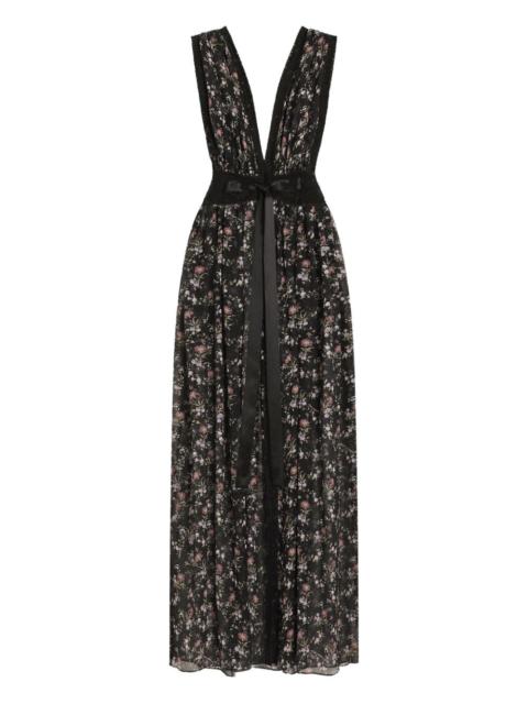 Dolce & Gabbana lace floral maxi dress