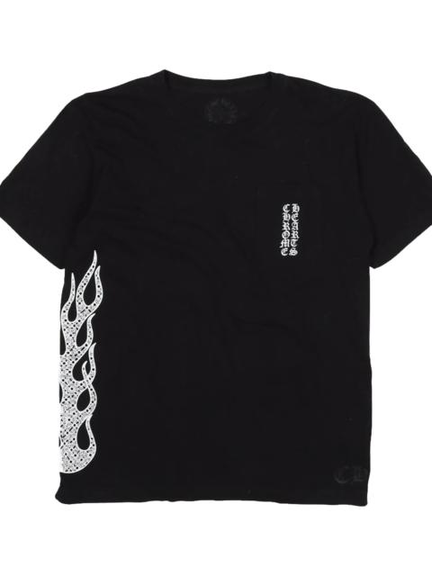 Chrome Hearts Flames Pocket Tee "Black" CHRM1805