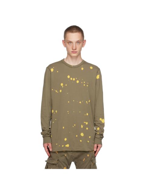 11 by Boris Bidjan Saberi Green LS1B Long Sleeve T-Shirt