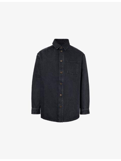 Loewe Relaxed-Fit Anagram Denim Shirt