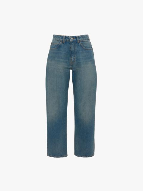 Victoria Beckham Exclusive Bernie Relaxed Jean In Mid Blue