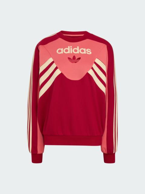 adidas GARMENT WASHED GRAPHIC CREW Sweatshirt