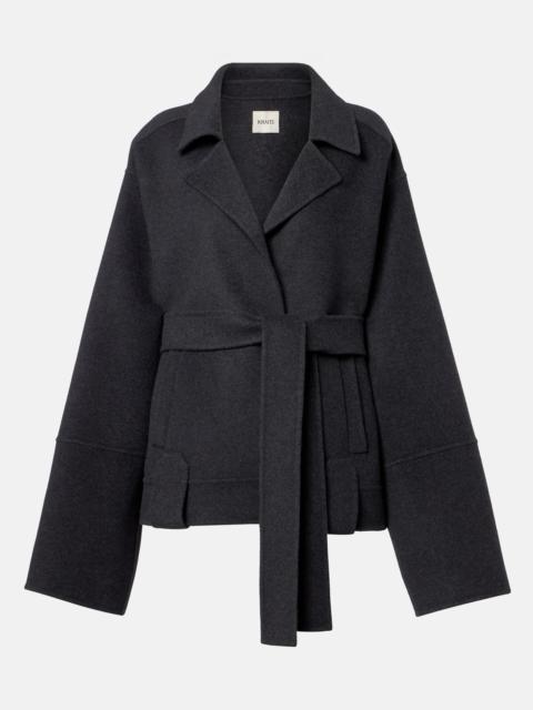 KHAITE Alder belted wool jacket