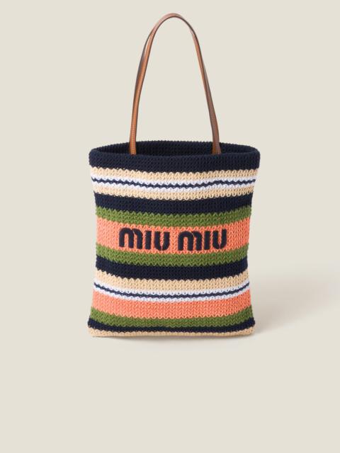 Miu Miu Crochet tote bag