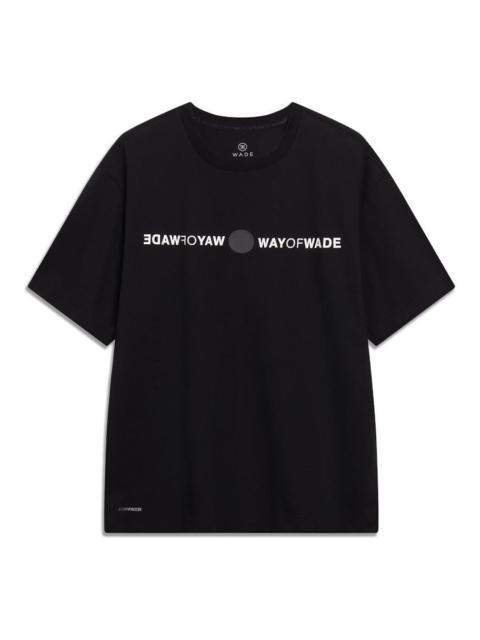 Li-Ning Li-Ning Way Of Wade Graphic T-shirt 'Black' AHST329-1