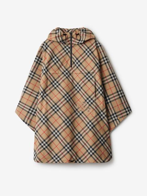 Burberry Packaway Check Twill Cape