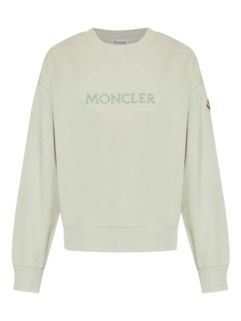 Moncler logo-embroidered sweatshirt