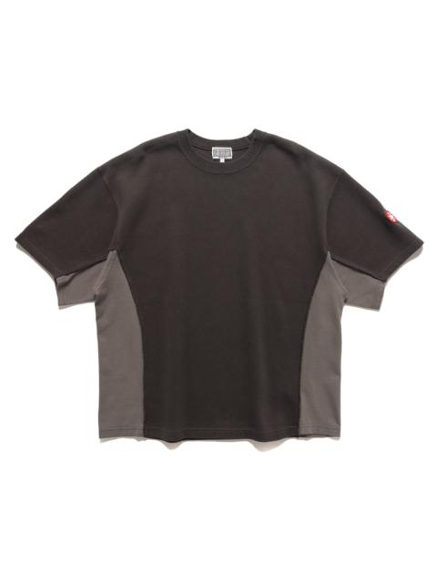 Side Seam Double Knit T Charcoal