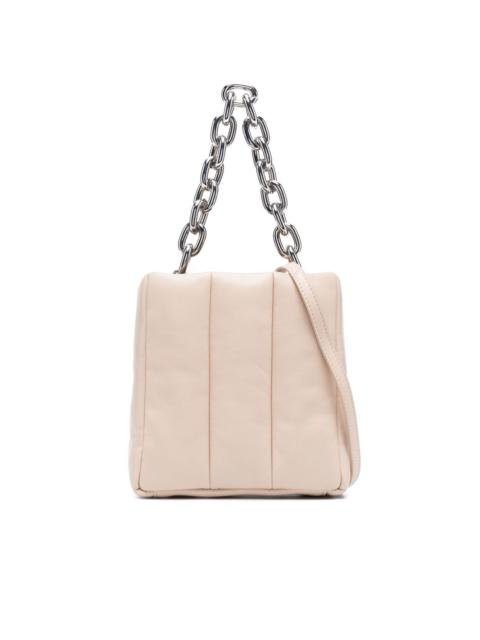 STAND STUDIO quilted chain-link tote bag