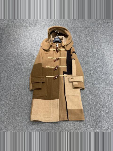Burberry Burberry Panelled Horn-Button Wool Coat