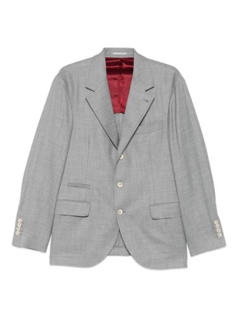 Brunello Cucinelli silk-blend blazer