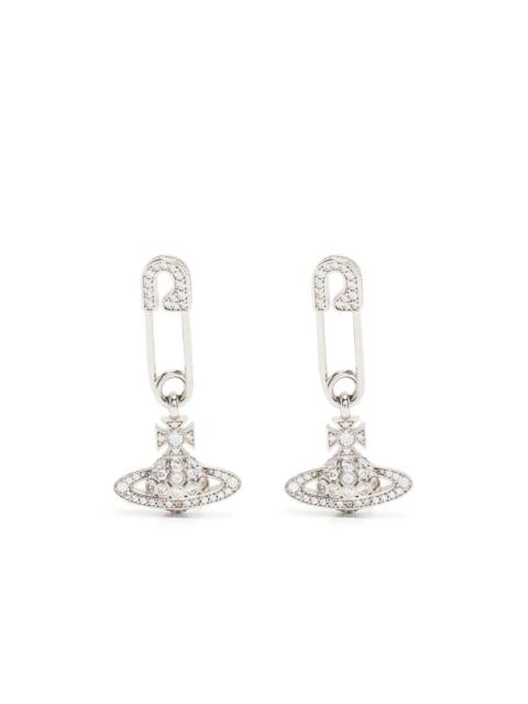 Vivienne Westwood SAFETY PIN DETAIL EARRINGS