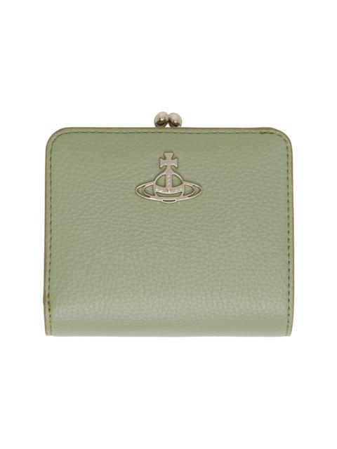 Vivienne Westwood Green Frame Pocket Wallet