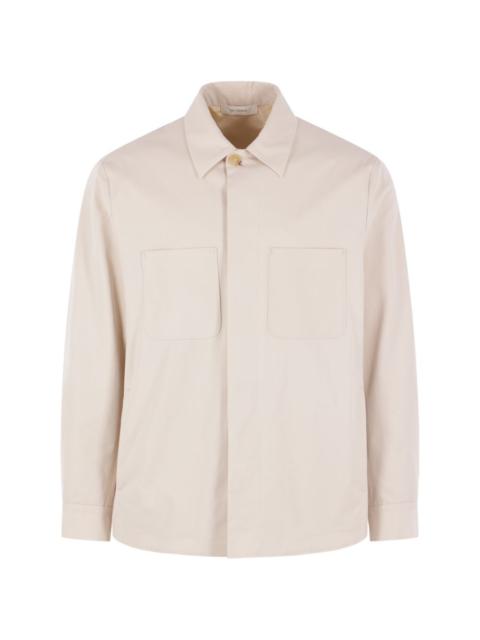 UMITBENAN Jerome patch-pocket twill-pocket overshirt