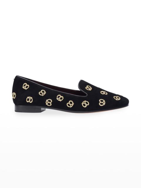 kate spade lounge mini pretzels flats