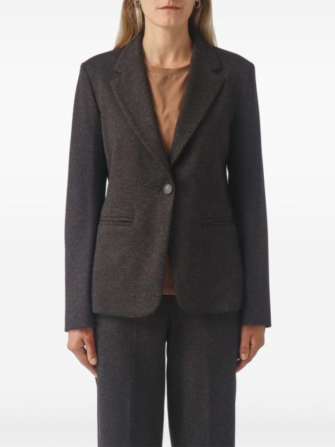 Max Mara single-breasted notched-lapels blazer