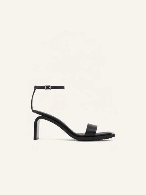 courrèges STREAM LEATHER SANDALS