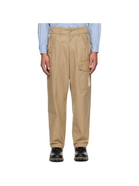 NEIGHBORHOOD Beige Two Tuck Cargo Pants