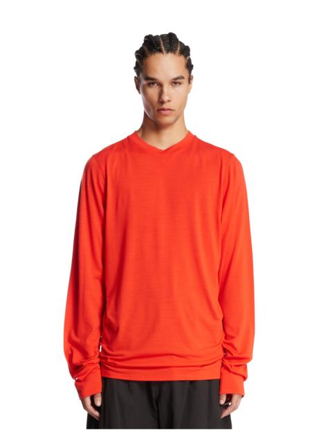 RIER Red Wool Long-Sleeve T-Shirt