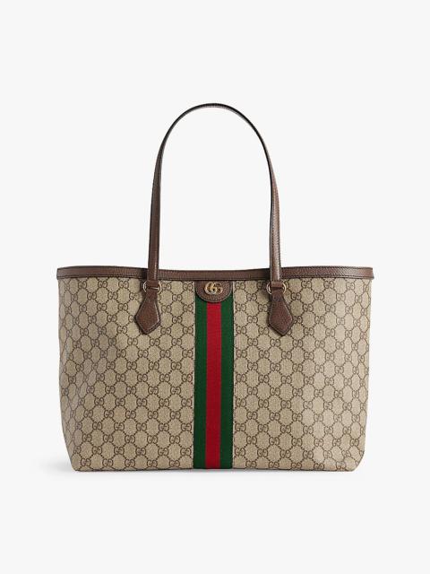 Ophidia monogram-pattern canvas shoulder bag