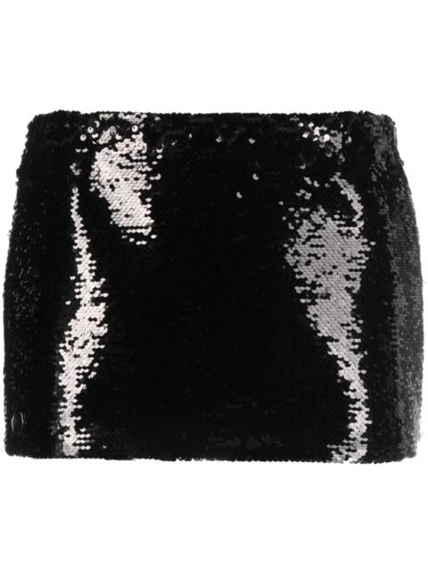PHILIPP PLEIN sequin-embellished miniskirt