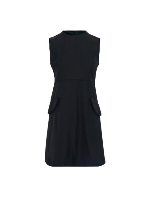 Jil Sander Dress With Trim Fluid Silk