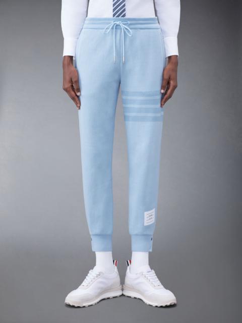 Thom Browne 4-Bar-stripe cotton track pants