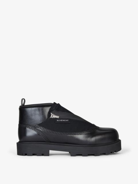 Givenchy STORM ANKLE BOOTS IN LEATHER WITH ZIP