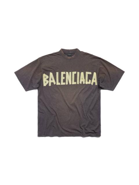 BALENCIAGA Tape Type T-shirt Medium Fit in Dark Green
