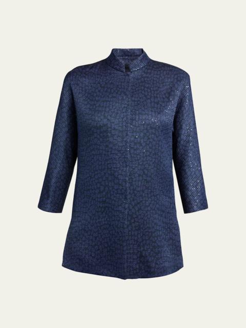 GIORGIO ARMANI Sequined Single-Breasted Blazer