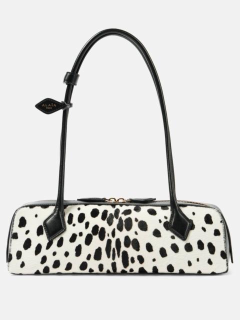 Le Teckel Medium calf hair shoulder bag