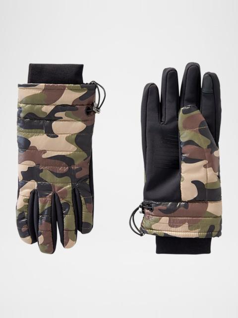 MACKAGE Men's Alfie Camouflage Gloves