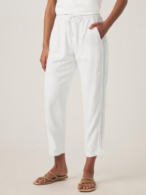 Splendid Angie Crochet Straight Leg Pant