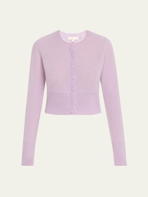 LoveShackFancy Adeanne Cropped Cashmere Cardigan