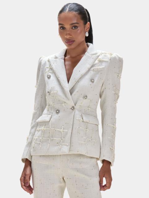 PatBO PEARL TWEED BLAZER