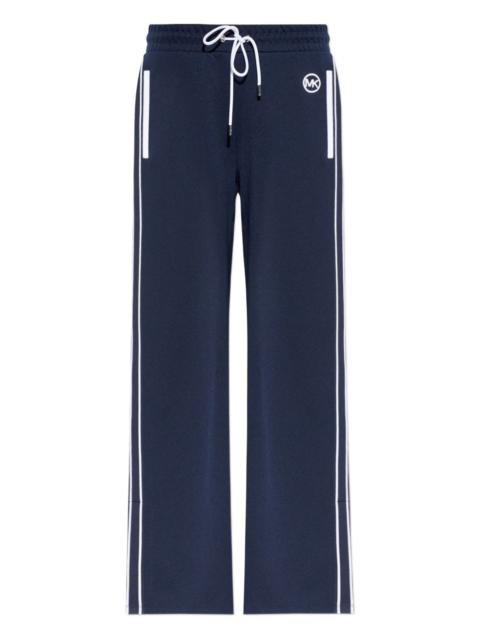 MICHAEL KORS logo stripe track pants