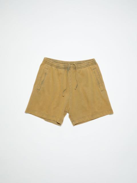 Acne Studios Cotton sweat shorts - Sage green