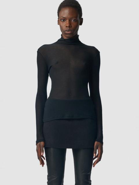 Ann Demeulemeester Kaisu Standard Fit Long Sleeve Turtle Neck Tee