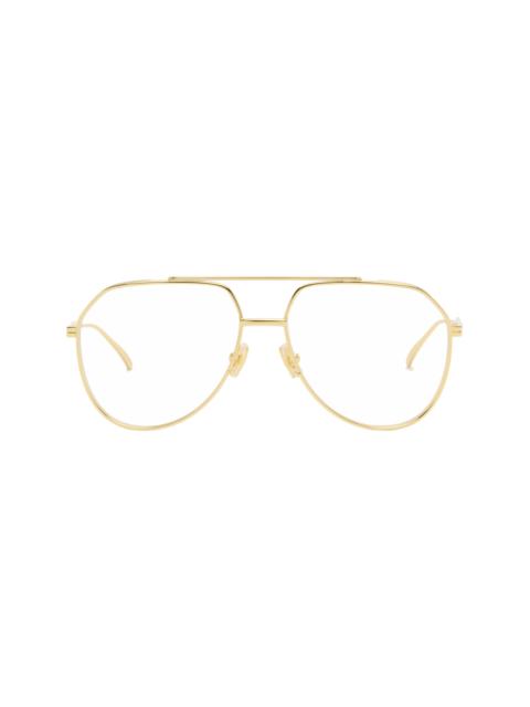 Bottega Veneta Gold Ribbon Glasses